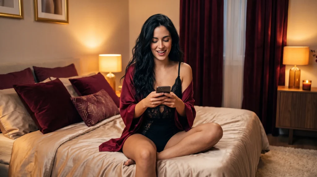 Sexting online con webcamers verificadas en España