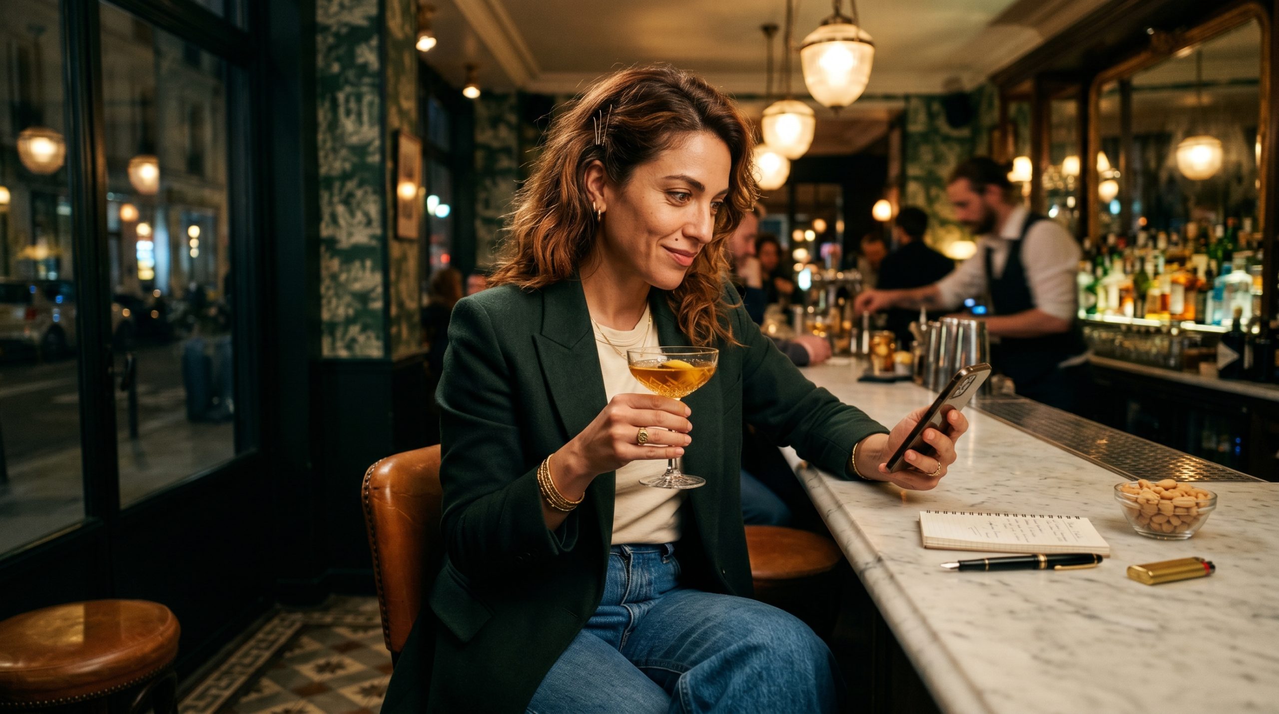 Usuaria evaluando criterios objetivos para elegir sexting paginas web seguras profesionales