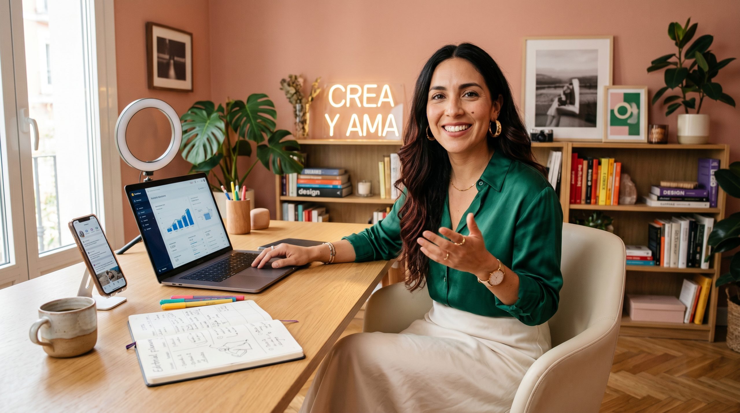Modelo webcam con marca personal fuerte fidelizando clientes recurrentes con estrategia