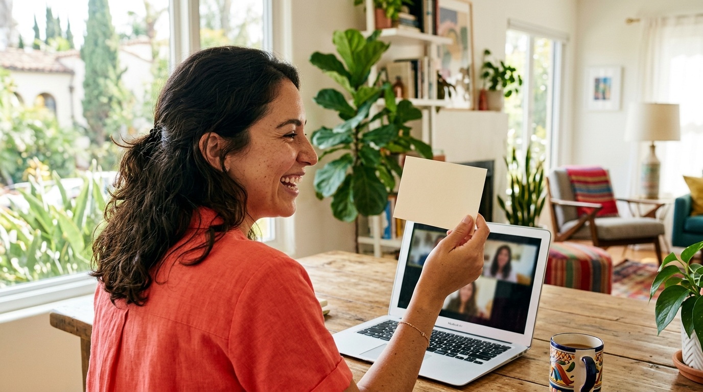 webcam verificada trabajando en un directorio profesional español