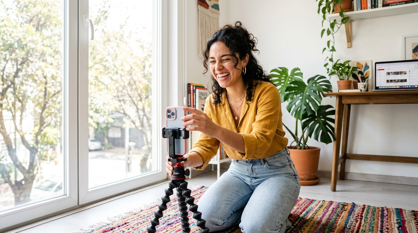 trabajar como webcamer desde el móvil
